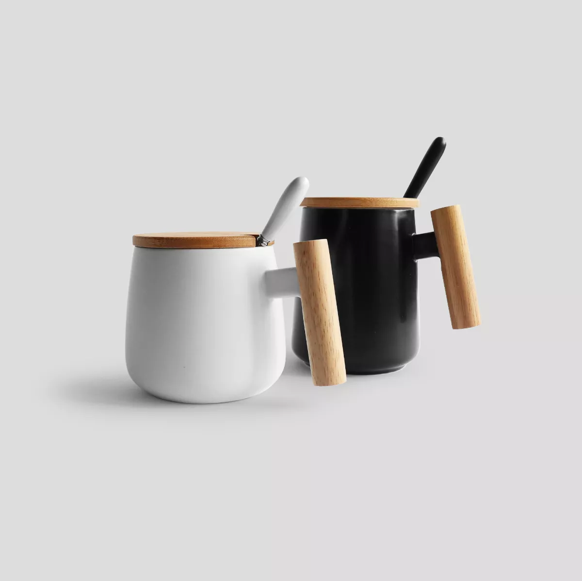 TUOYU DESIGN｜木柄陶瓷馬克杯組