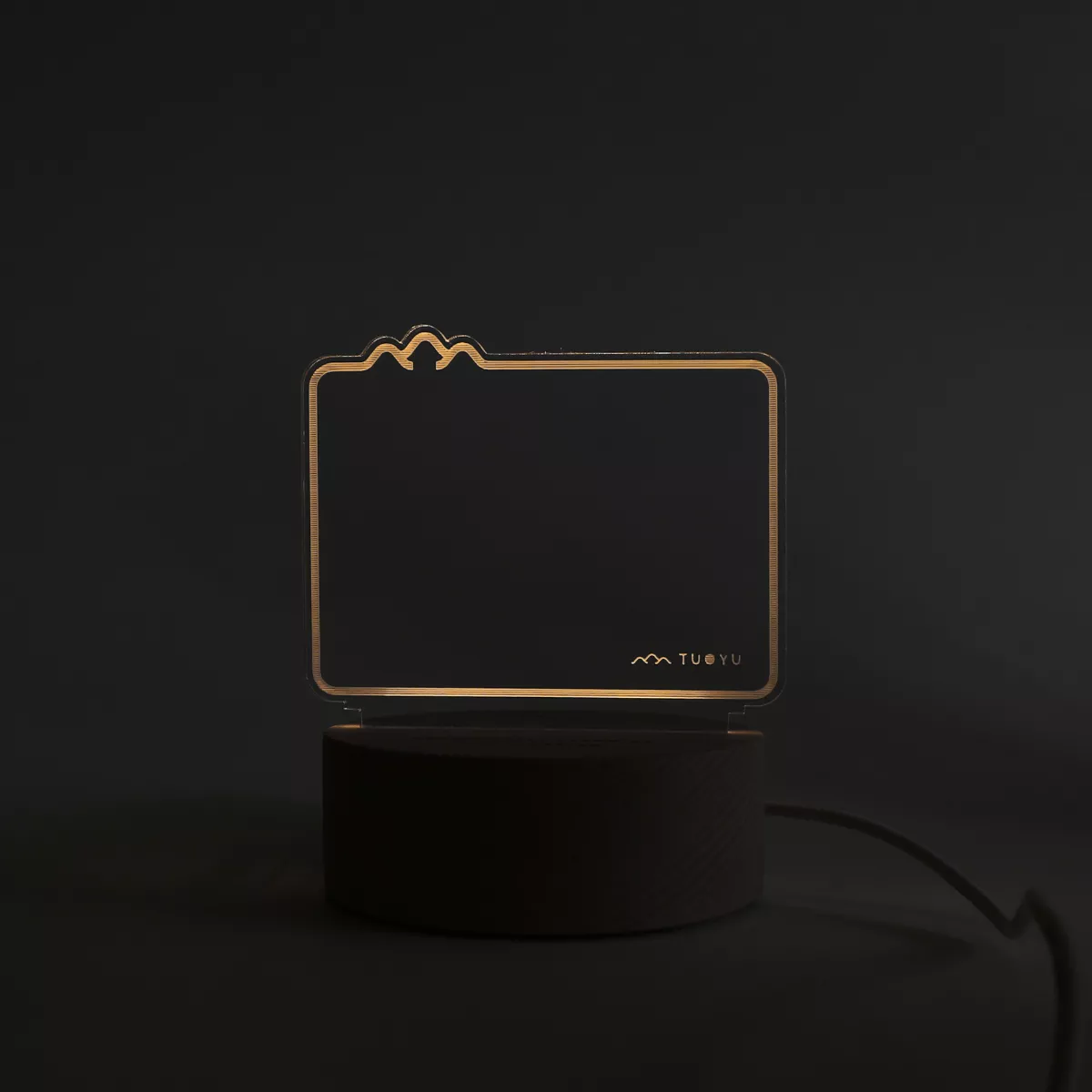 TUOYU DESIGN｜LED木座夜燈留言板